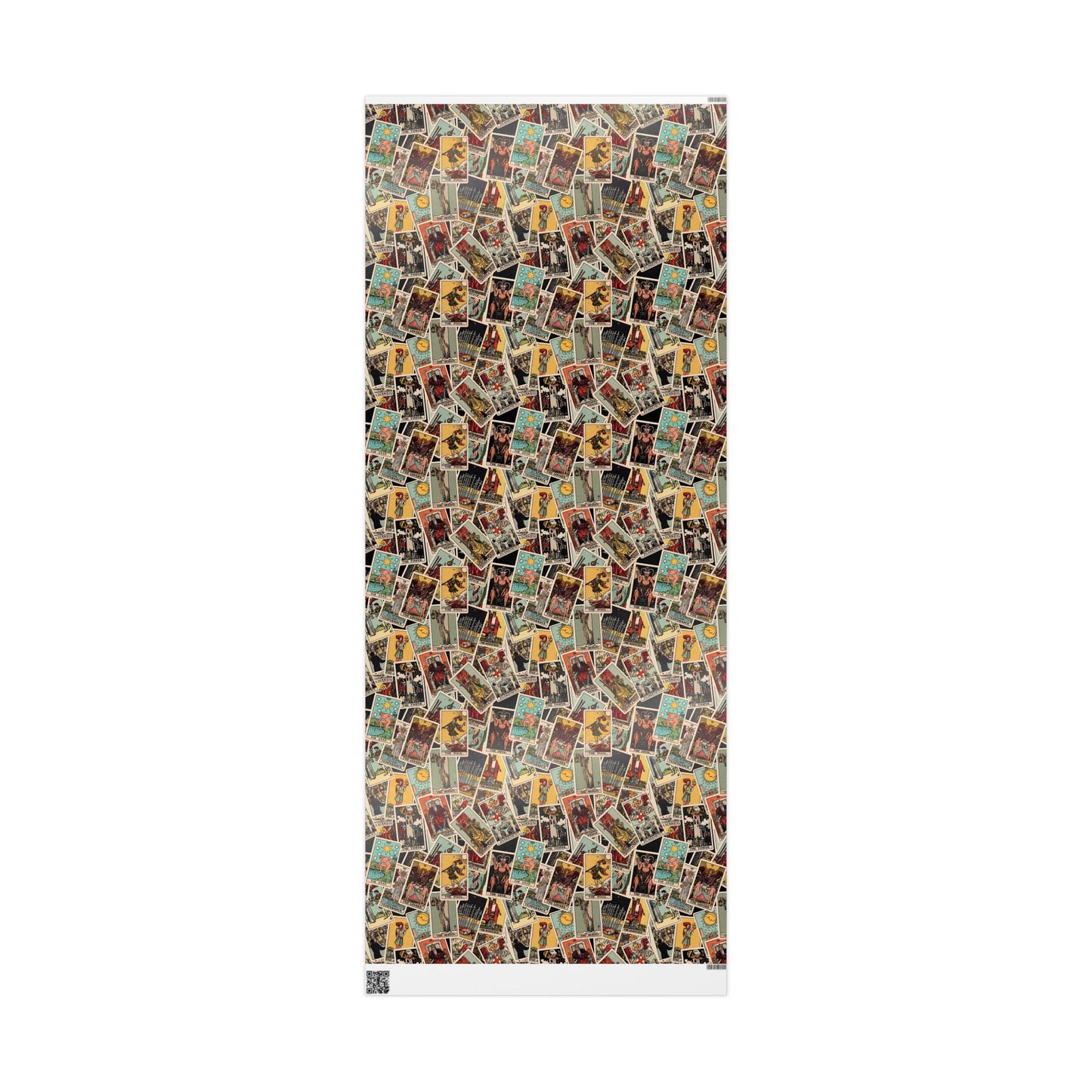 Tarot Wrapping Paper, Rider Waite Gift Wrap, Halloween, Birthday Gifts, Holiday Wrapping, Scattered Tarot Cards, Paper Roll