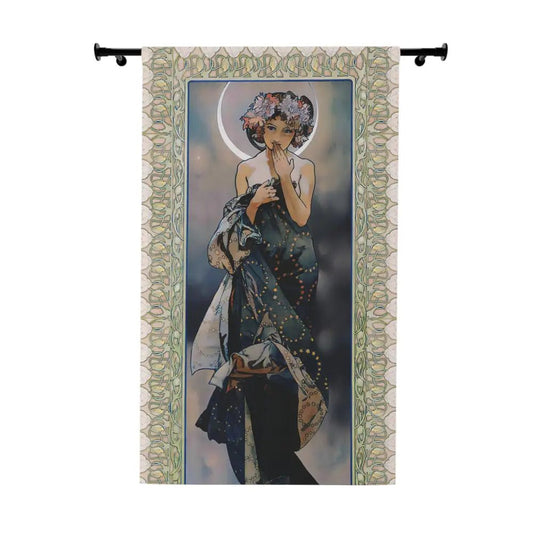 Art Deco Window Curtains, Vintage Style Drapes, Room Decor, Unique Home Accessories, Elegant Curtain Panels - DesignBohemian