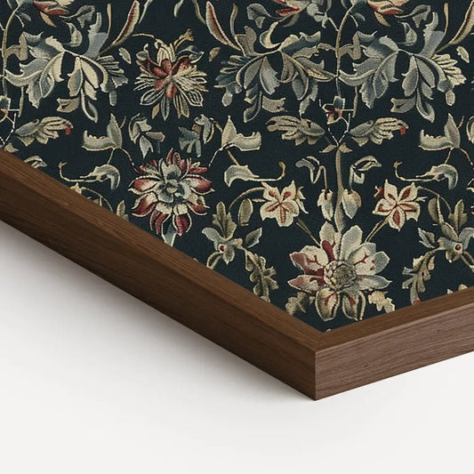Dark Academia Floral Wall Art Including Frame