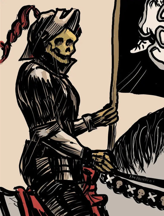 Death Tarot Card Print By Printagrams No Frame Poster by My Store