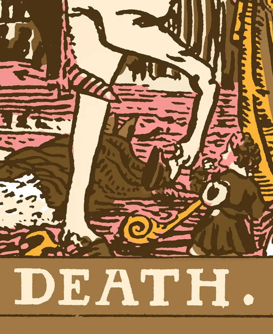 Death Tarot Card Print Neapolitan Goth Punk Poster No Frame by My Store
