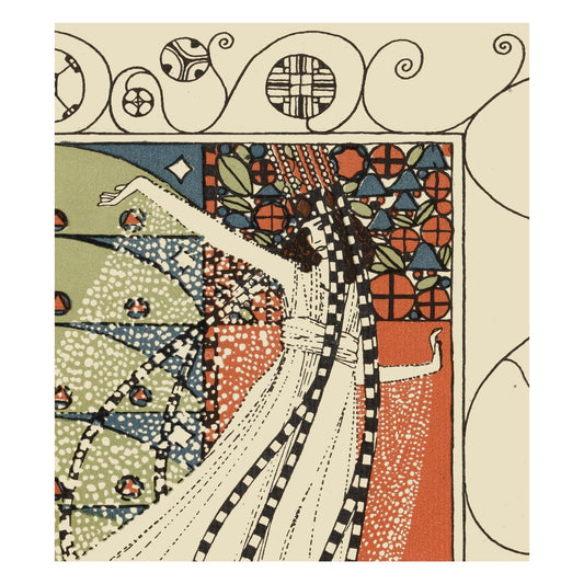 Art Nouveau The Dancer Print Premium Archival Matte Paper 230gsm by DesignBohemian