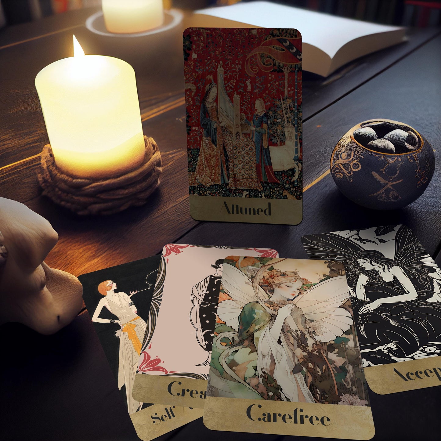 The Nouveau Goddess Oracle and Major Arcana Cards, Tarot Deck (Guidebook PDF)