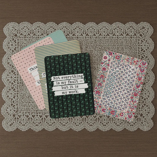 The Work Within Oracle Deck – 52 Affirmations for Self-Reflection & Growth - Emotion Recovery - DesignBohemian