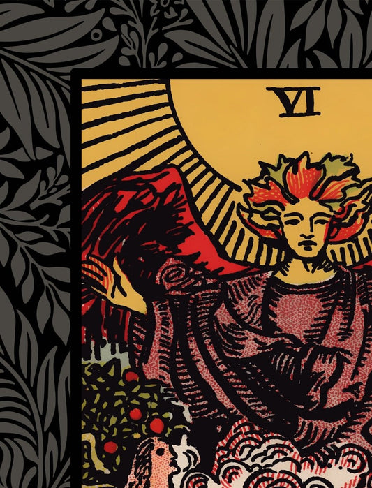 The Lovers Tarot Card Tapestry - Rider Waite Design