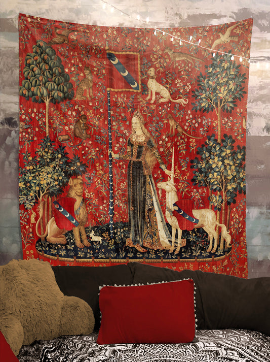 Lady With Unicorn - Touch - Tapestry (Printed)