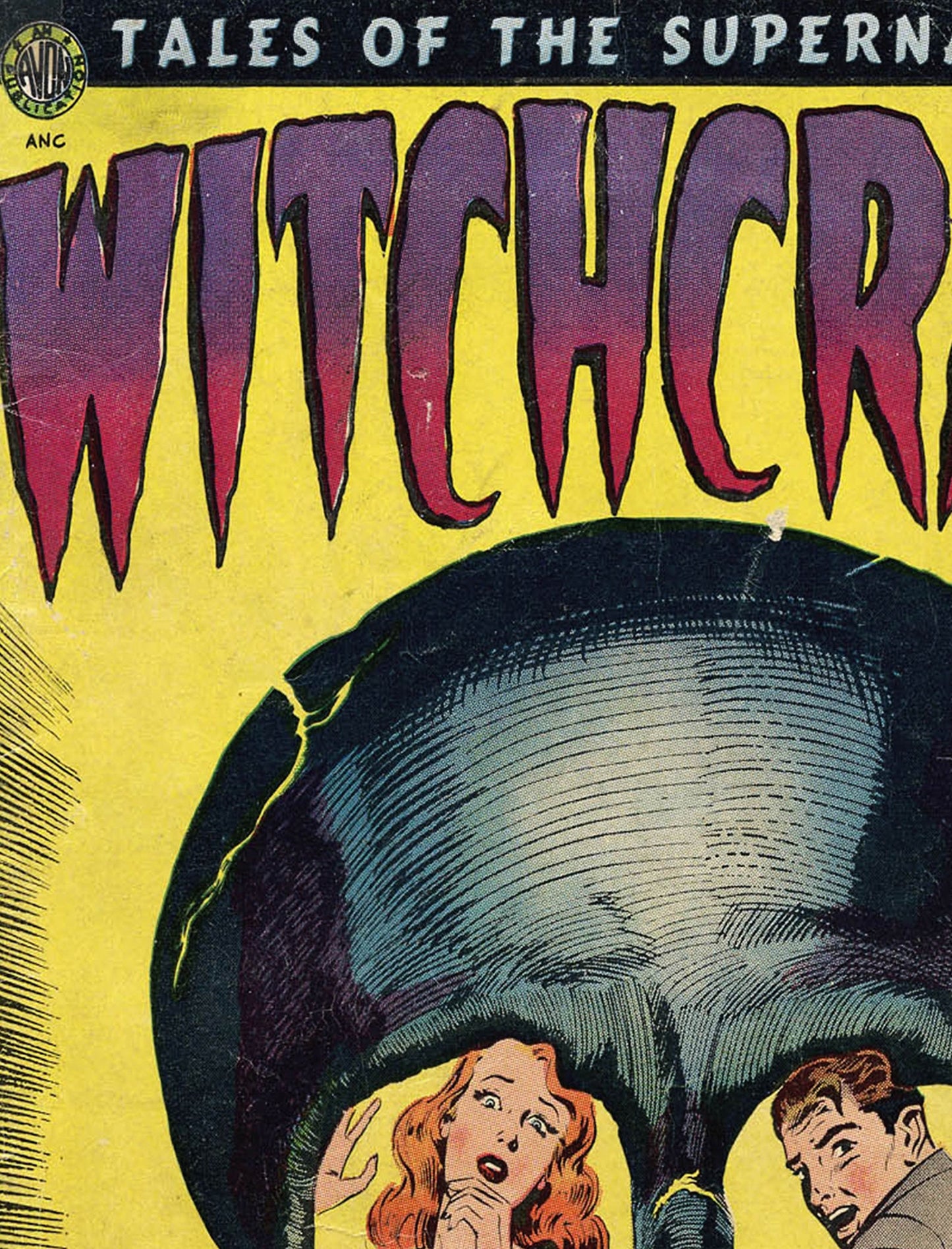 Witchcraft Comic Book Cover Issue No 2 Poster Vintage Comic Book Art - Comic Book Cover Art Print, No Frame