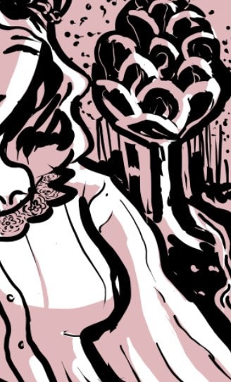 The Empress Pastel Goth Print - Pink Empress Tarot Poster by DesignBohemian