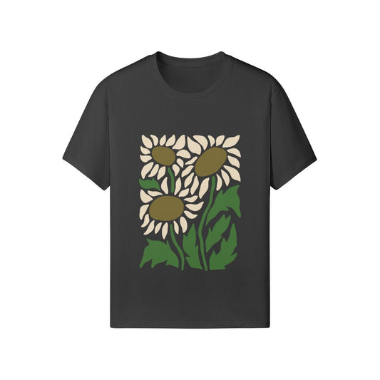 Flowers Tshirt, Boho Wildflowers Floral Nature Shirt, Tee, Comfort Colors, Boho, Oversized, Vintage, Art Nouveau Art Deco