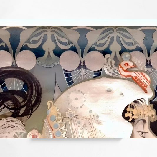 Vintage Job Advertisement - Nouveau Print - Flapper Print - Lady Smoking Ad by DesignBohemian