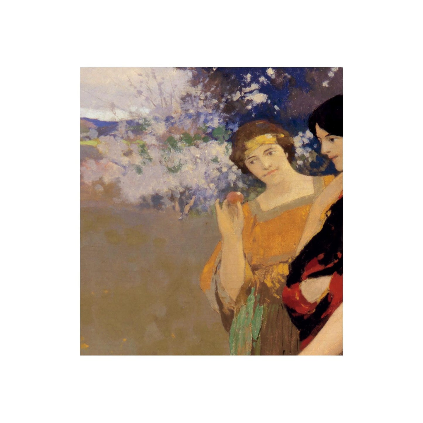 Goddess Painting - Spring Dance - Surreal Painting of Festival - For Your Sacred Space