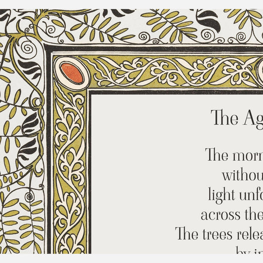The Agreement Poem - Fall Poetry - Falling Leaves Poem by DesignBohemian