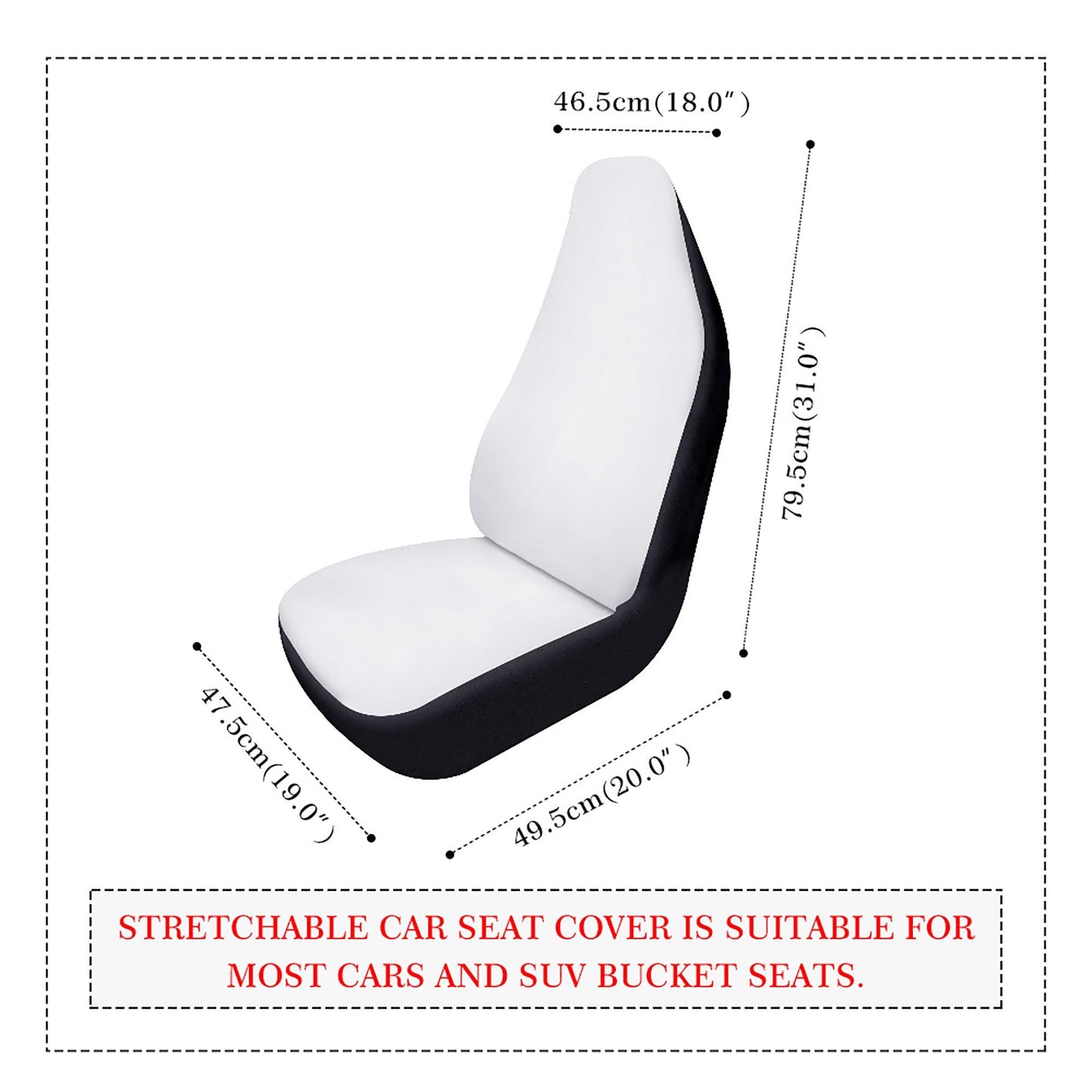 Y2K Goth Black Rose Car Seat Covers – Pink Floral Print (Set of 2)