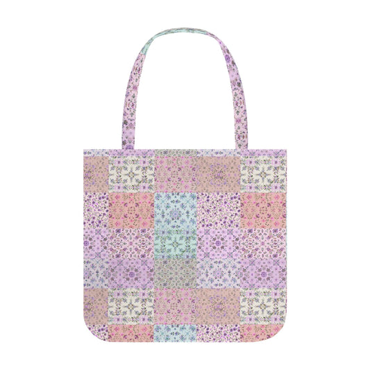 Pink Patchwork Tote - Floral Bag - Premium Cloth - Shabby Chic