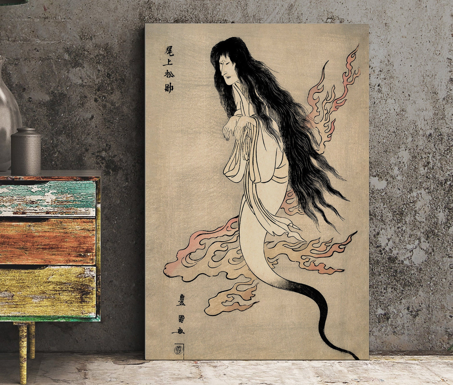A Tale Of Horror From The Yotsuya Station On The Tokaido Road - Ghost Of The Murdered Wife Oiwa - Utagawa Toyokuni (No Frame)