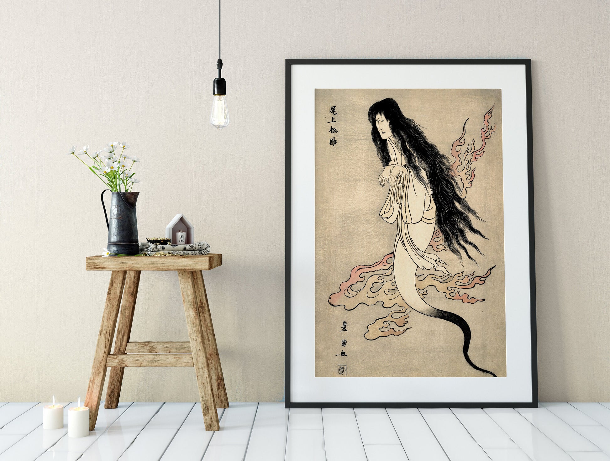 A Tale Of Horror From The Yotsuya Station On The Tokaido Road - Ghost Of The Murdered Wife Oiwa - Utagawa Toyokuni (No Frame)