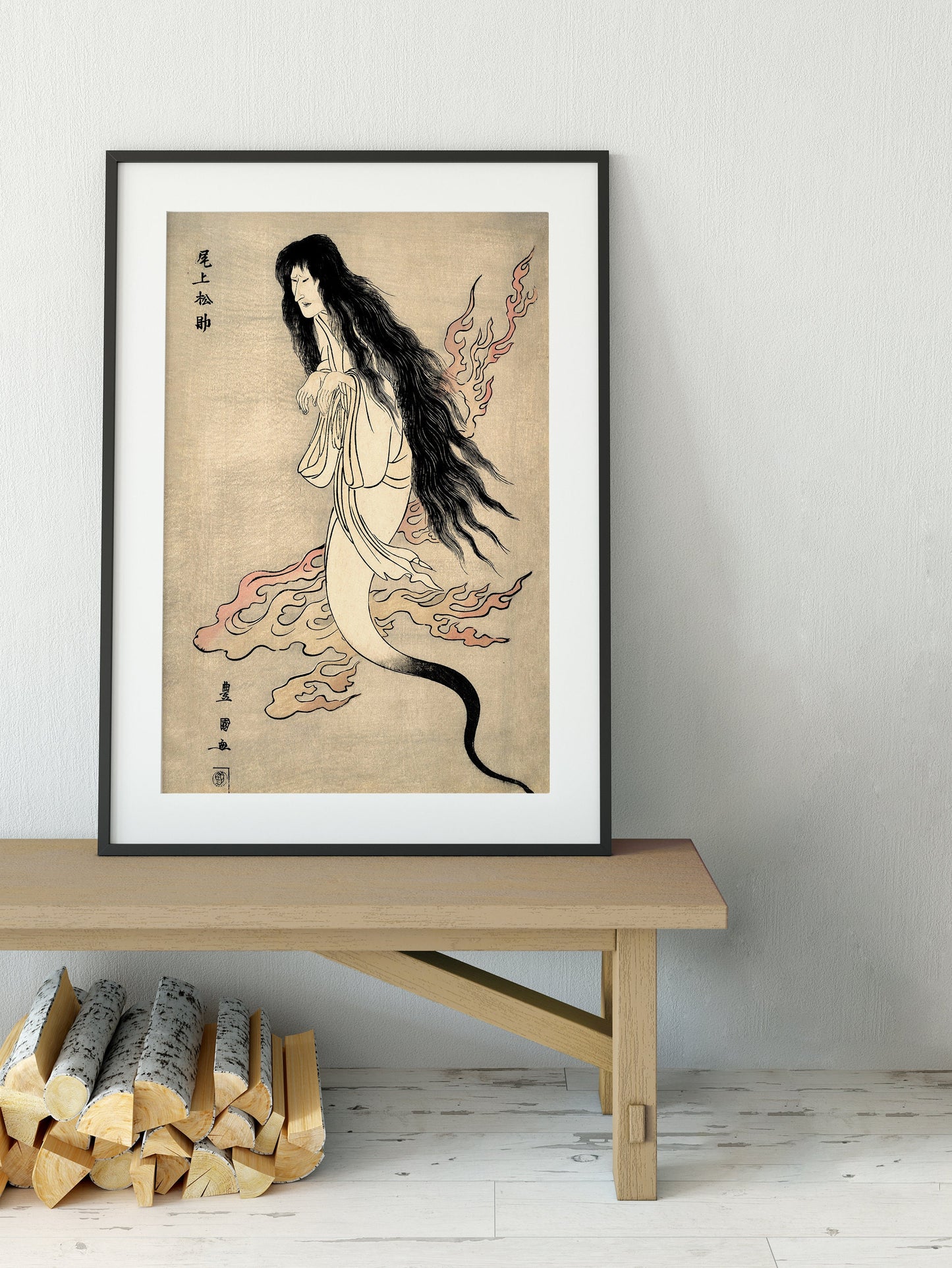 A Tale Of Horror From The Yotsuya Station On The Tokaido Road - Ghost Of The Murdered Wife Oiwa - Utagawa Toyokuni (No Frame)
