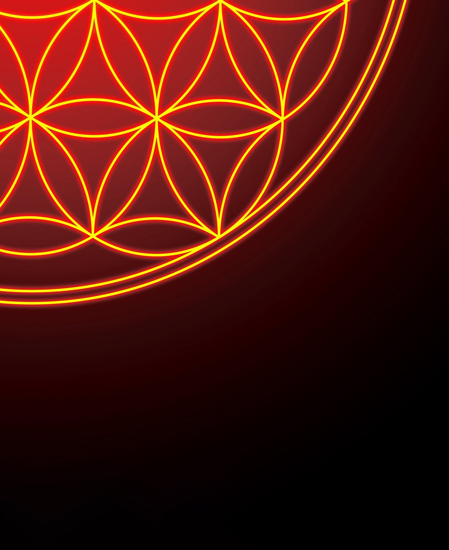 Flower of Life Print Poster Sacred Geometry (No Frame)