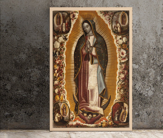 Virgin of Guadalupe - Renaissance Period Painting - Manuel de Arellano (Poster, No Frame)