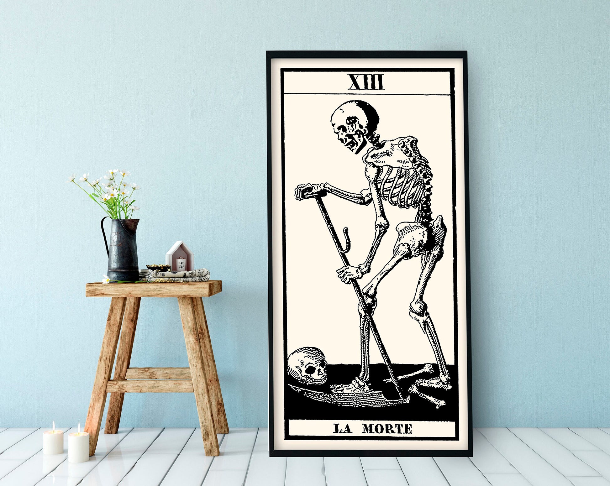 Death Tarot Card Poster - Death Tarot Card Print (No Frame)