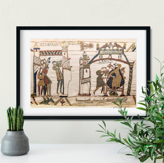 Halley'S Comet Of 1066, Bayeux Print (Poster, No Frame)