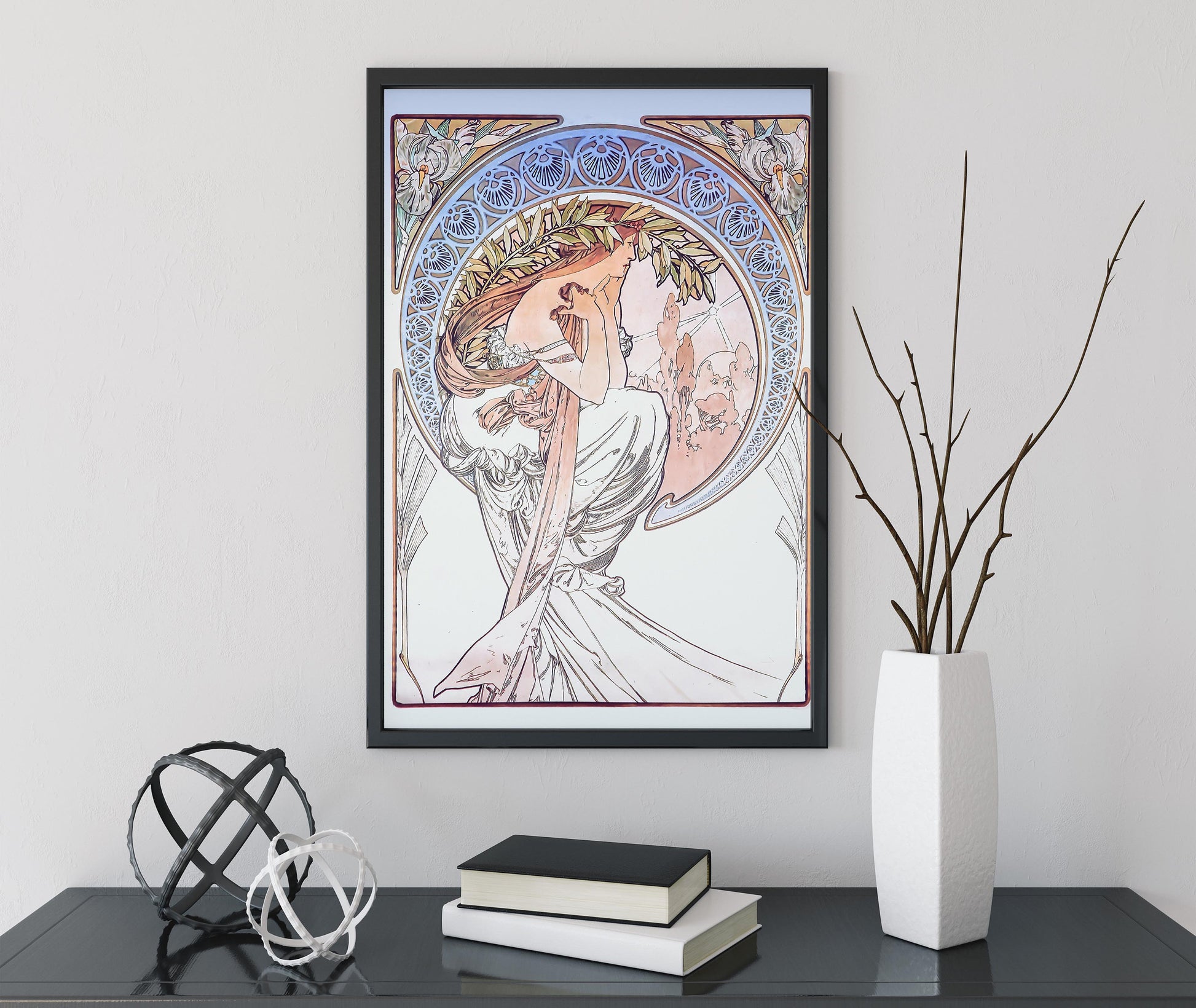 Art Nouveau Poster Bohemian Print Large Artwork Mucha