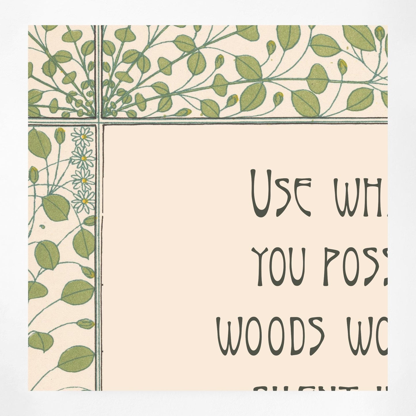 Henry Van Dyke Poem - Use what talent you possess quote Print - Inspirational - Art Print