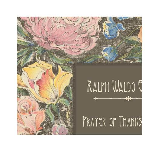 Prayer Of Thanks Poem Poster Bohemian Art Print In Sage Green And Pink Palette For Calm Home Decor by My Store