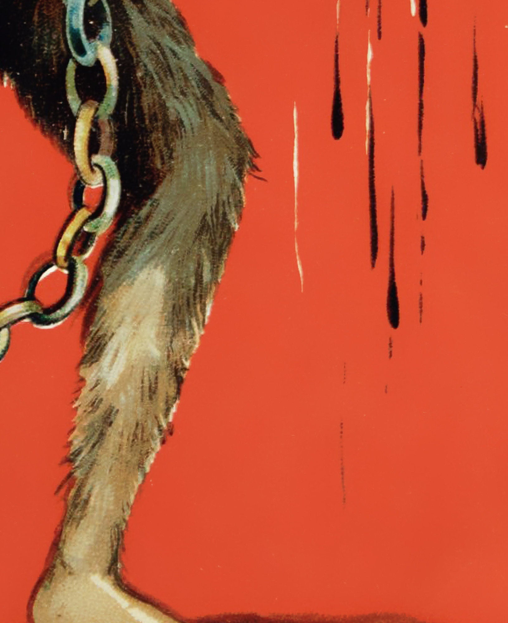 Christmas Print - Krampus Christmas Holiday Card Poster Print, No Frame