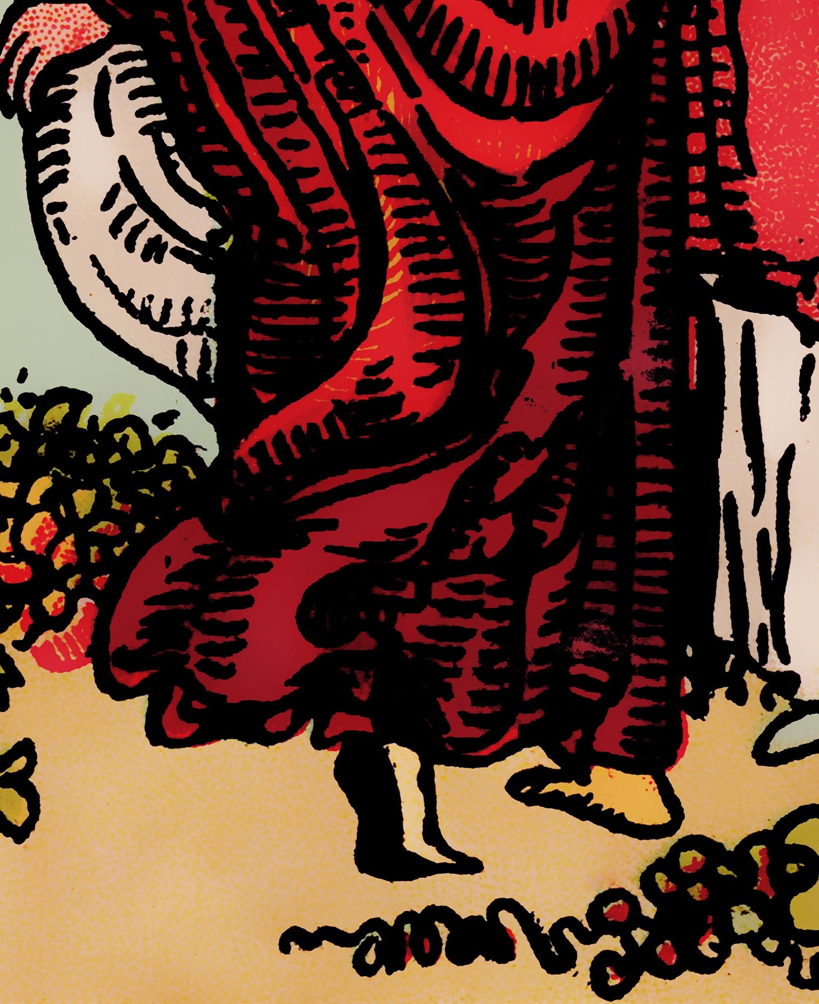 3 of Cups- Tarot Card Print - The Three of Cups Card Poster, No Frame