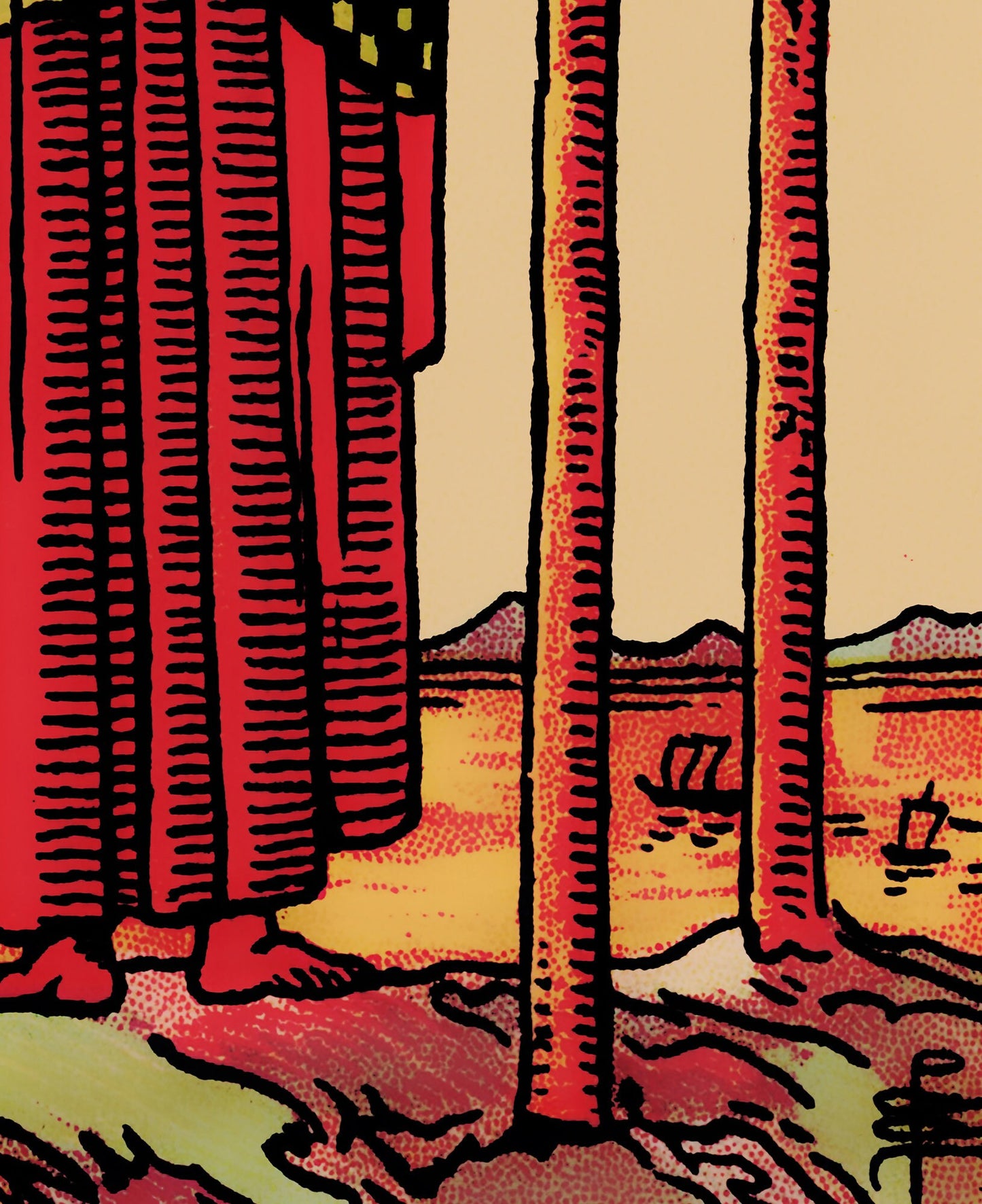 3 Of Wands- Tarot Card Print - The Three Of Wands Card Poster, No Frame