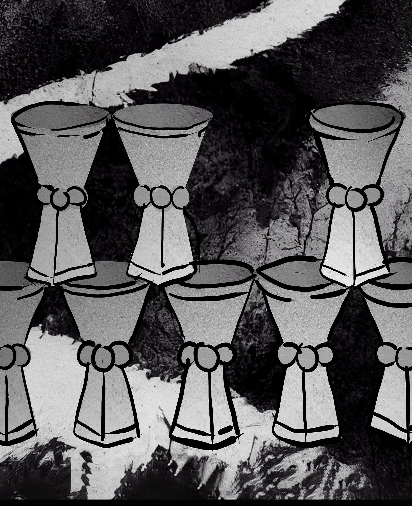 8 of Cups- Tarot Card Print from the Green Menagerie Tarot Coming to Kickstarter Soon - The Eight of Cups Card Poster, No Frame