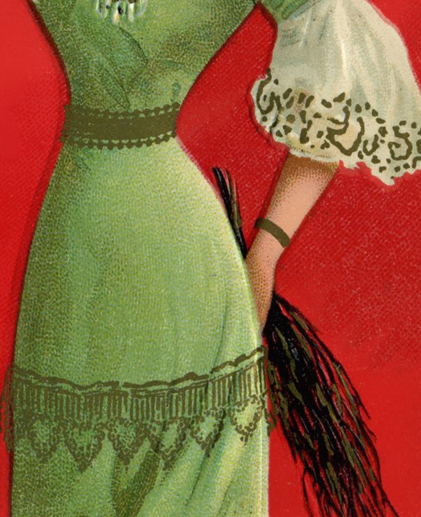 Christmas Print - Krampus Christmas Holiday Card Poster, No Frame