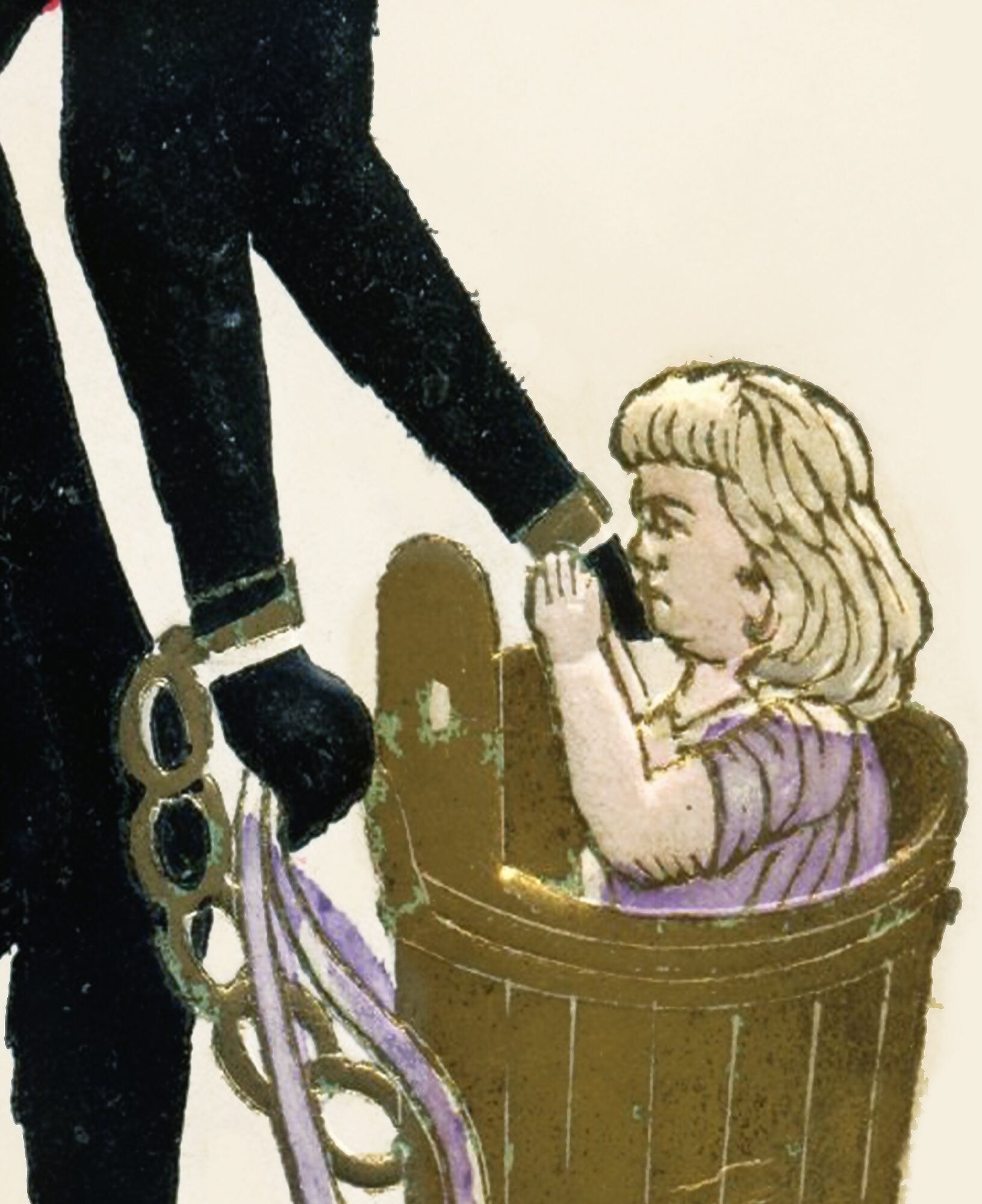 Christmas Print - Krampus Christmas Holiday Card Poster, No Frame