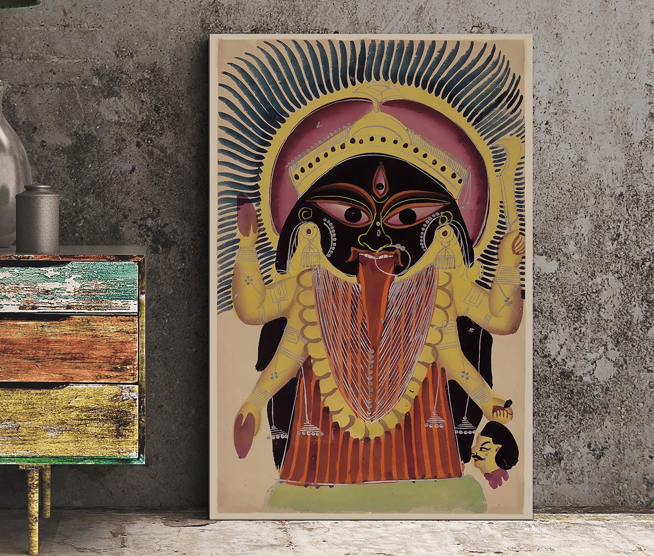 Goddess Kali Poster - Kali Print, No Frame