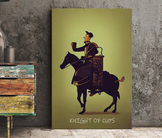 Knight of Cups Tarot Card Print Poster Unframed by My Store