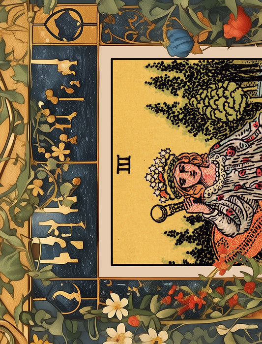 The Empress Tarot Card Print Poster No Frame Wall Art Decor For Abundant Feminine Energy by My Store