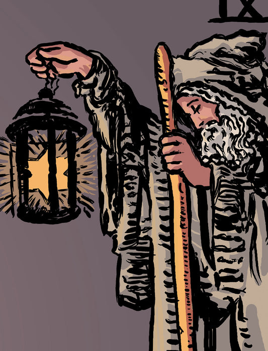 The Hermit Harvest Tarot Card Print For Dorm Decor Mystical Wall Art By Printagrams by My Store