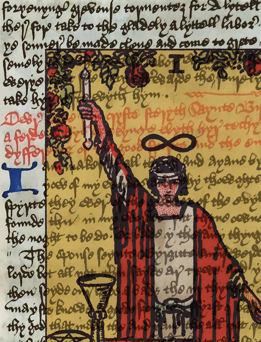 The Magician Tarot Card Print Wall Art Gift For Spiritual Decor And Collectors Edition by My Store