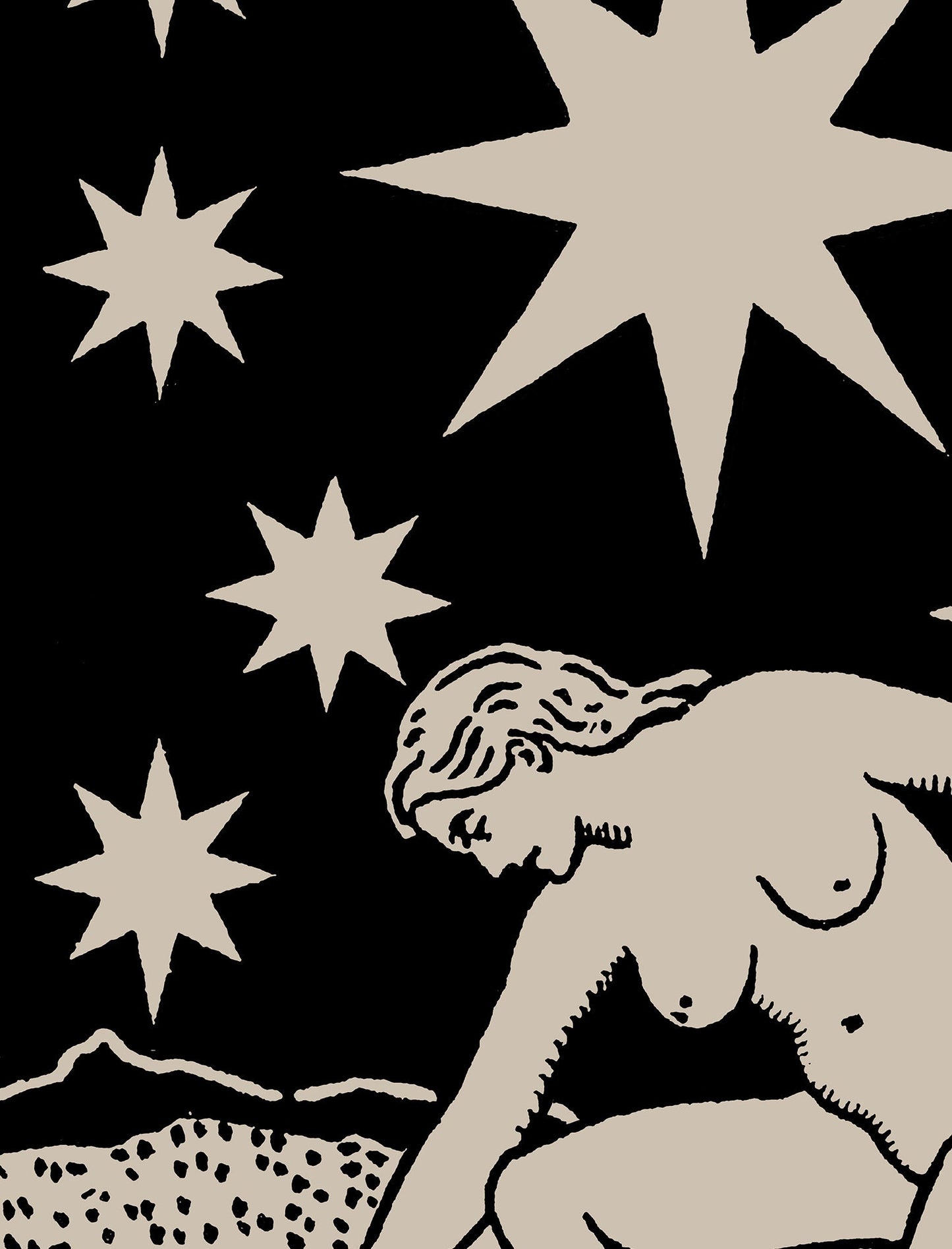 The Star - Tarot Card Print - The Star Poster, No Frame