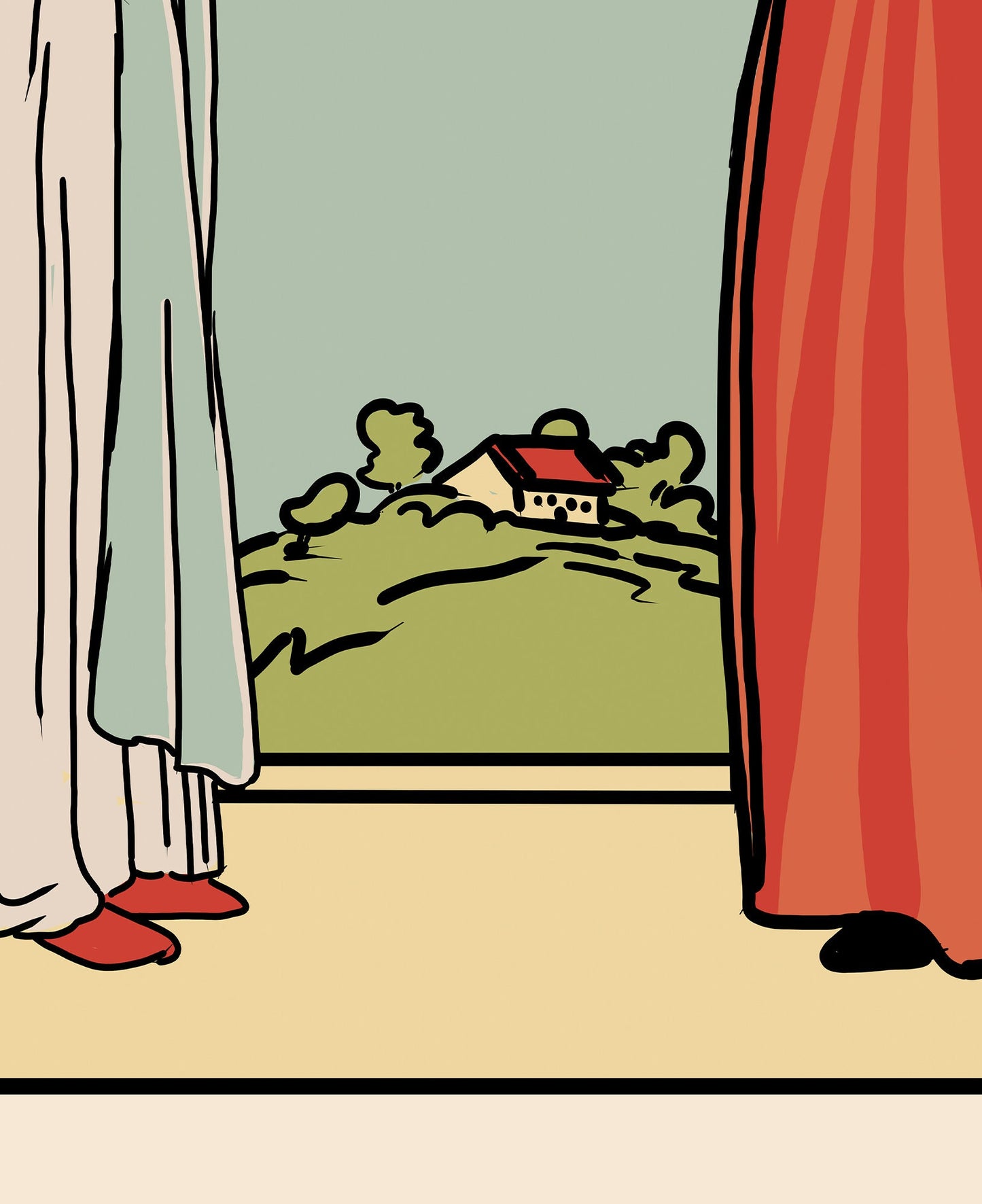 Two of Cups - Tarot Card Print - Two African American Women Card Poster, No Frame