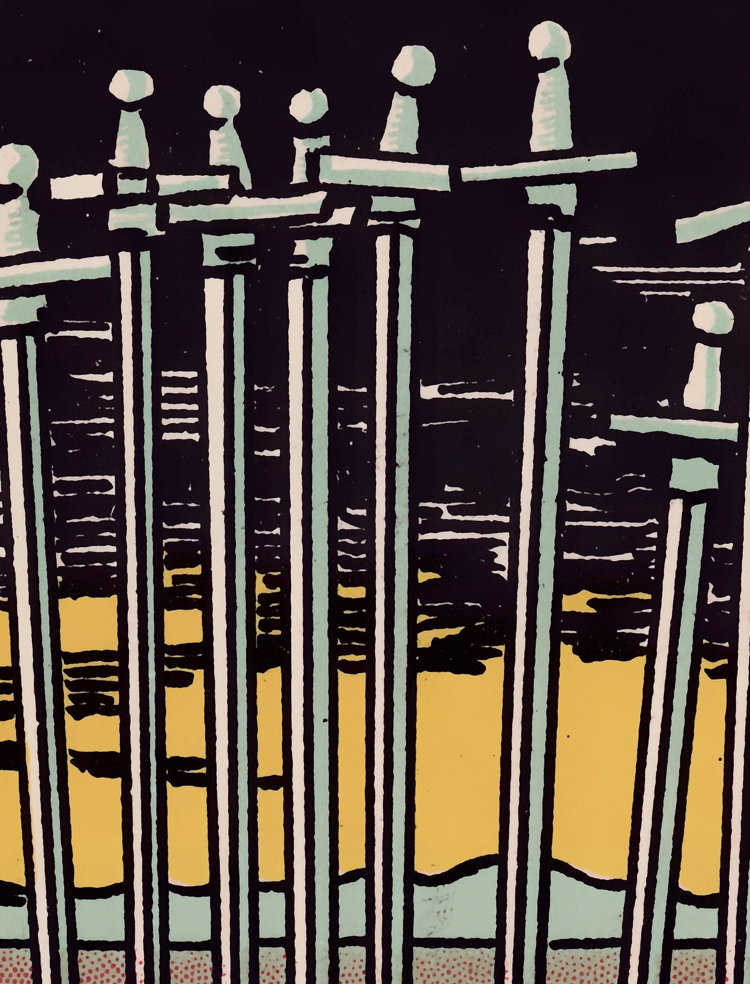 10 Of Swords - Tarot Card Print - The 10 Of Swords Card Poster, No Frame
