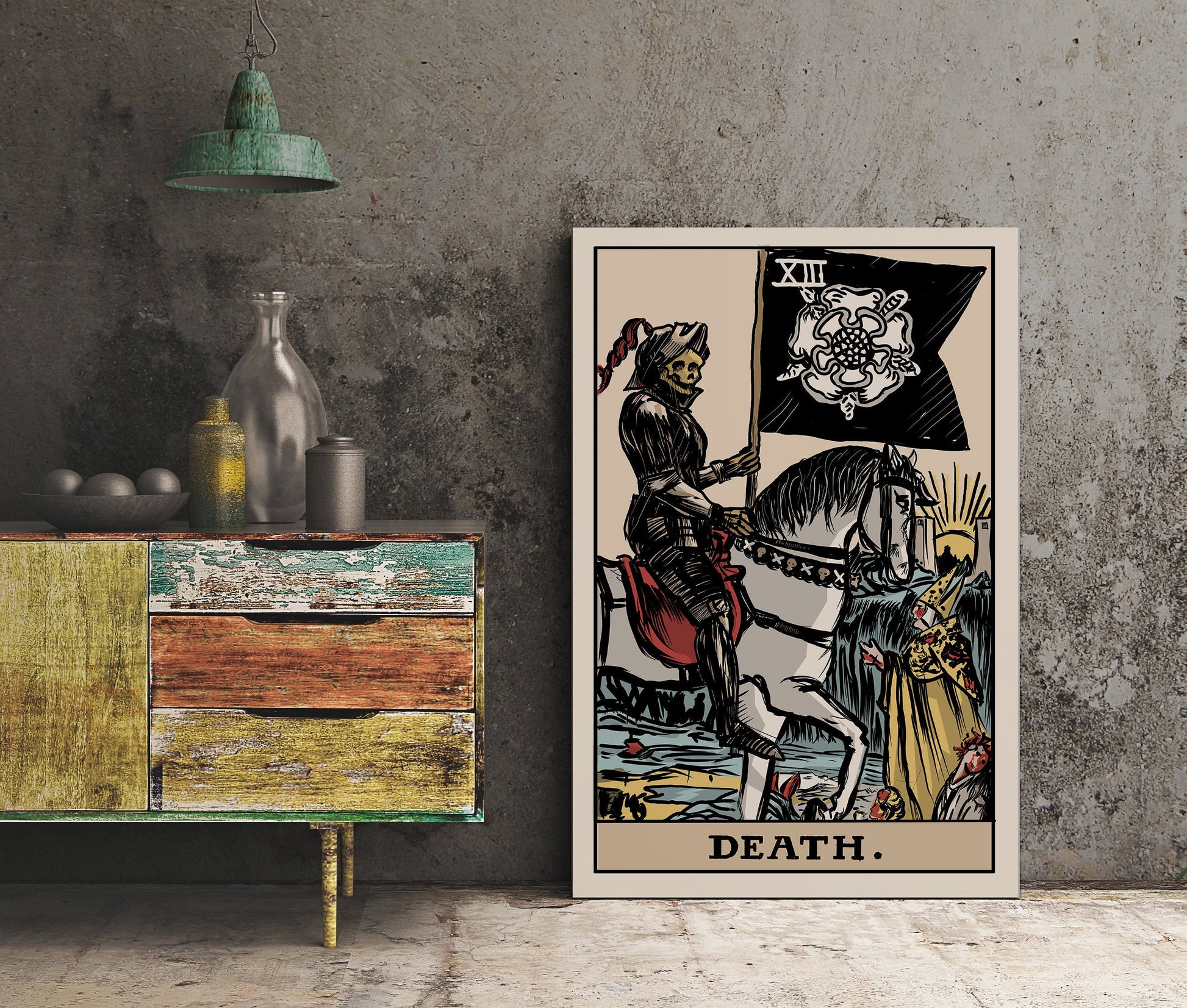 Death - Tarot Card Print - The Death Card Poster By Printagrams, No Frame