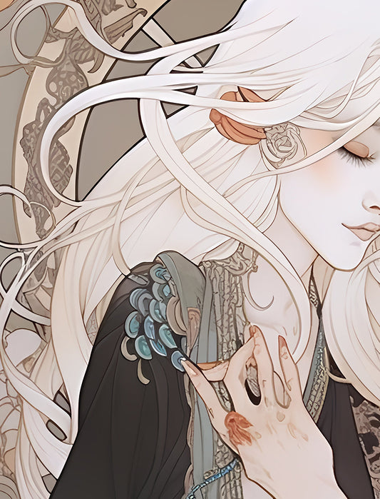 Death Tarot Card Print No Frame Poster by My Store