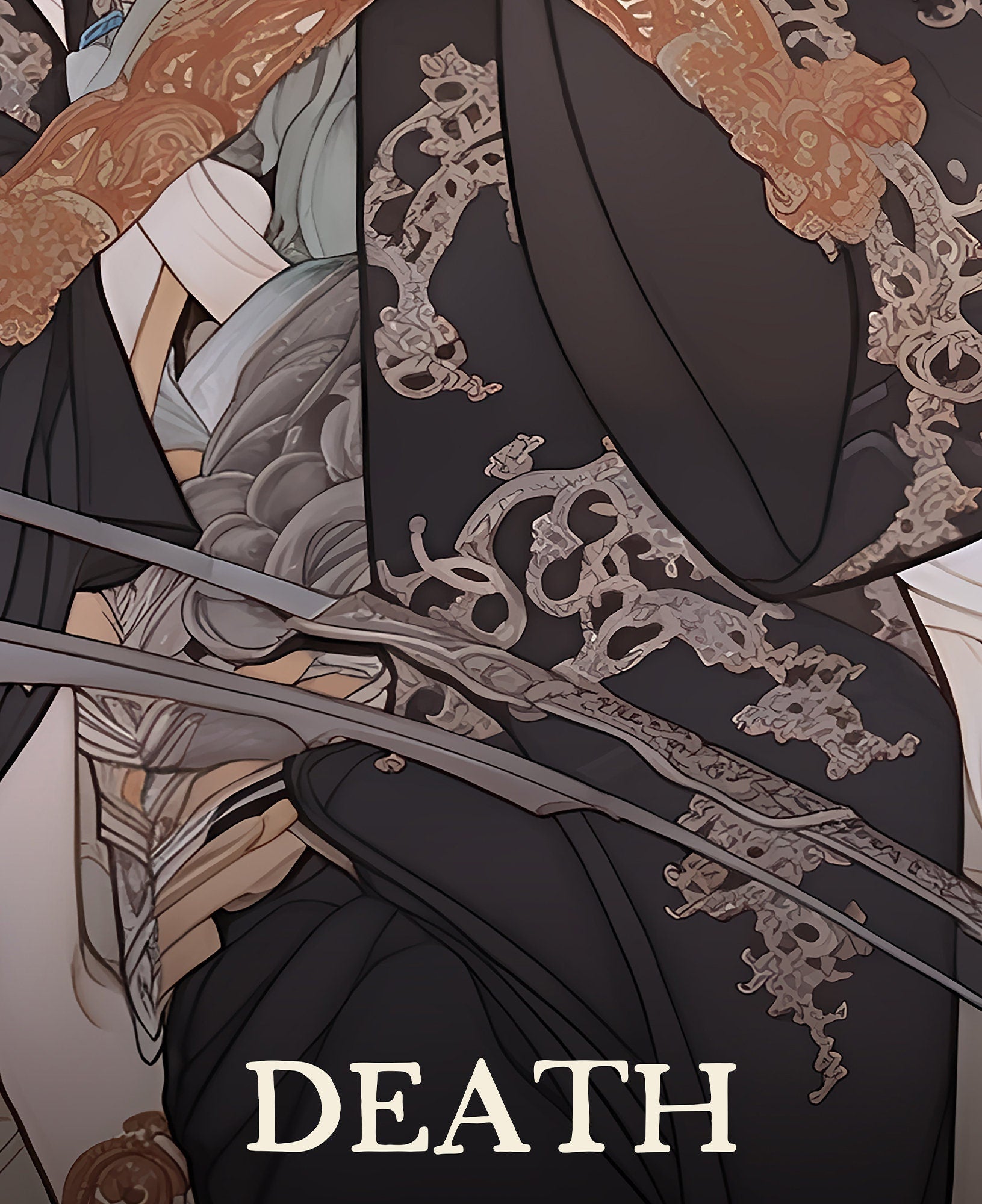 Death - Tarot Card Print - The Death Card Poster, No Frame