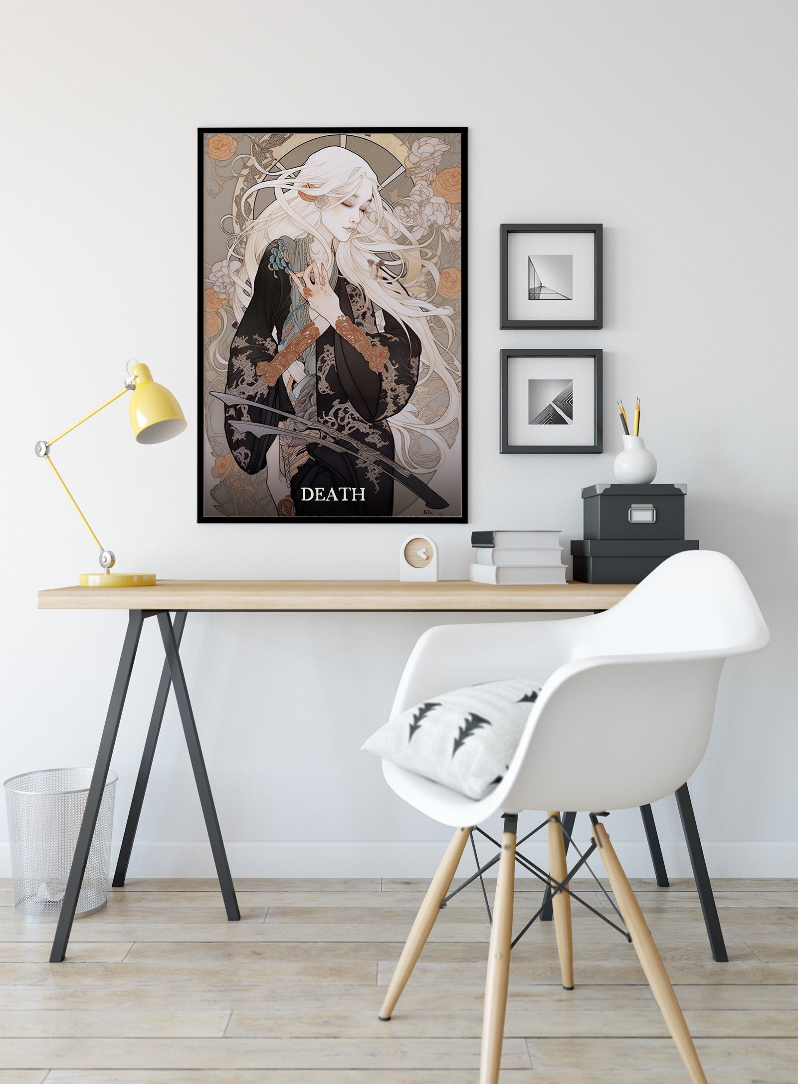 Death - Tarot Card Print - The Death Card Poster, No Frame