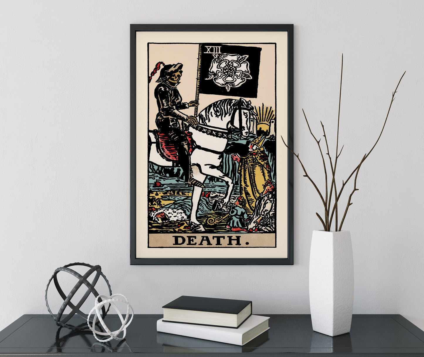 Death - Tarot Card Print - The Death Card Rider Waite Poster, No Frame