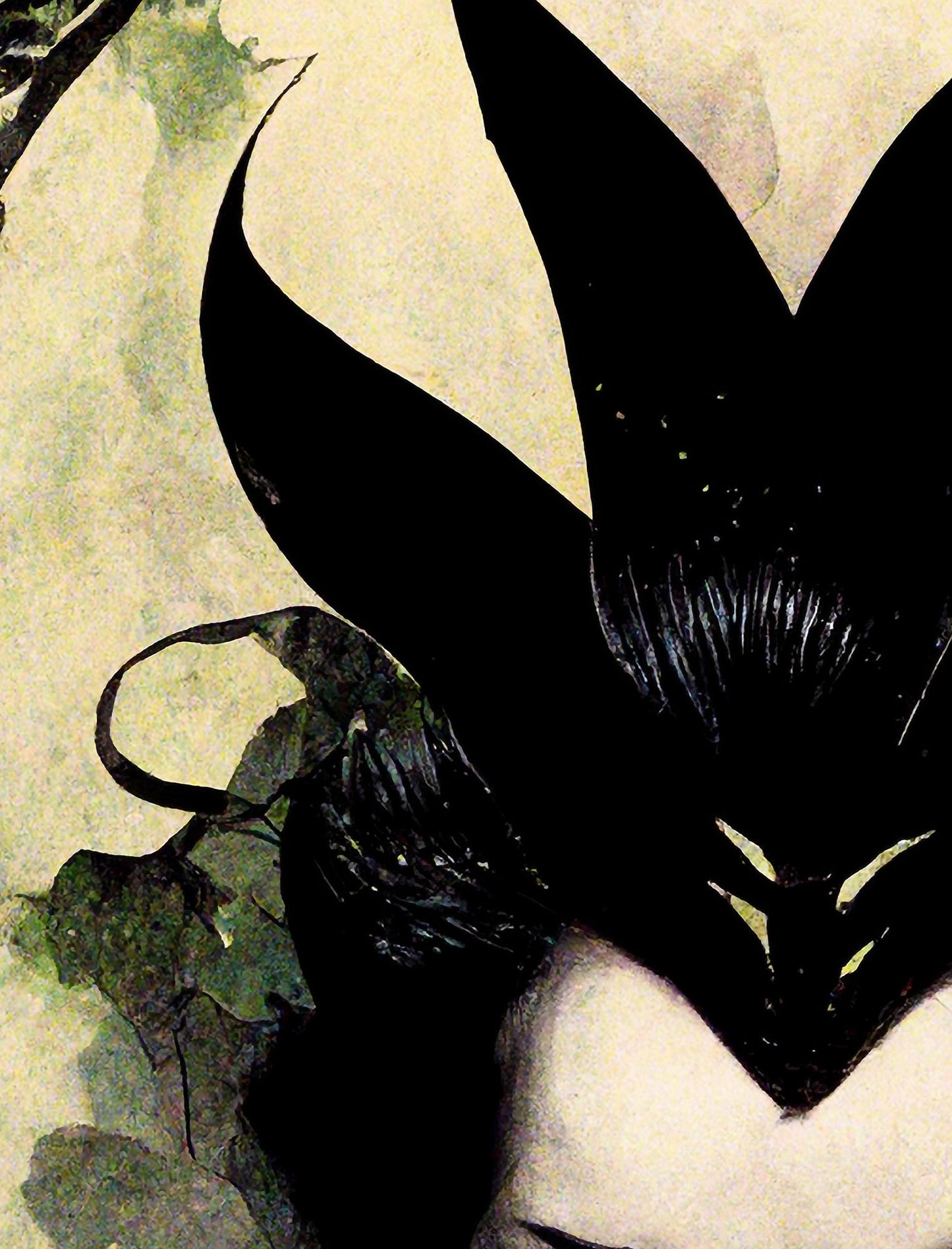 Evil Queen Poster, Goth Queen Print, Wicked Witch (No Frame)