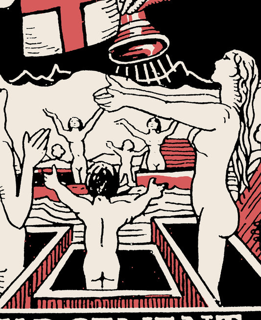 Judgement Tarot Card Three Color Print Poster No Frame Available in Multiple Sizes by My Store