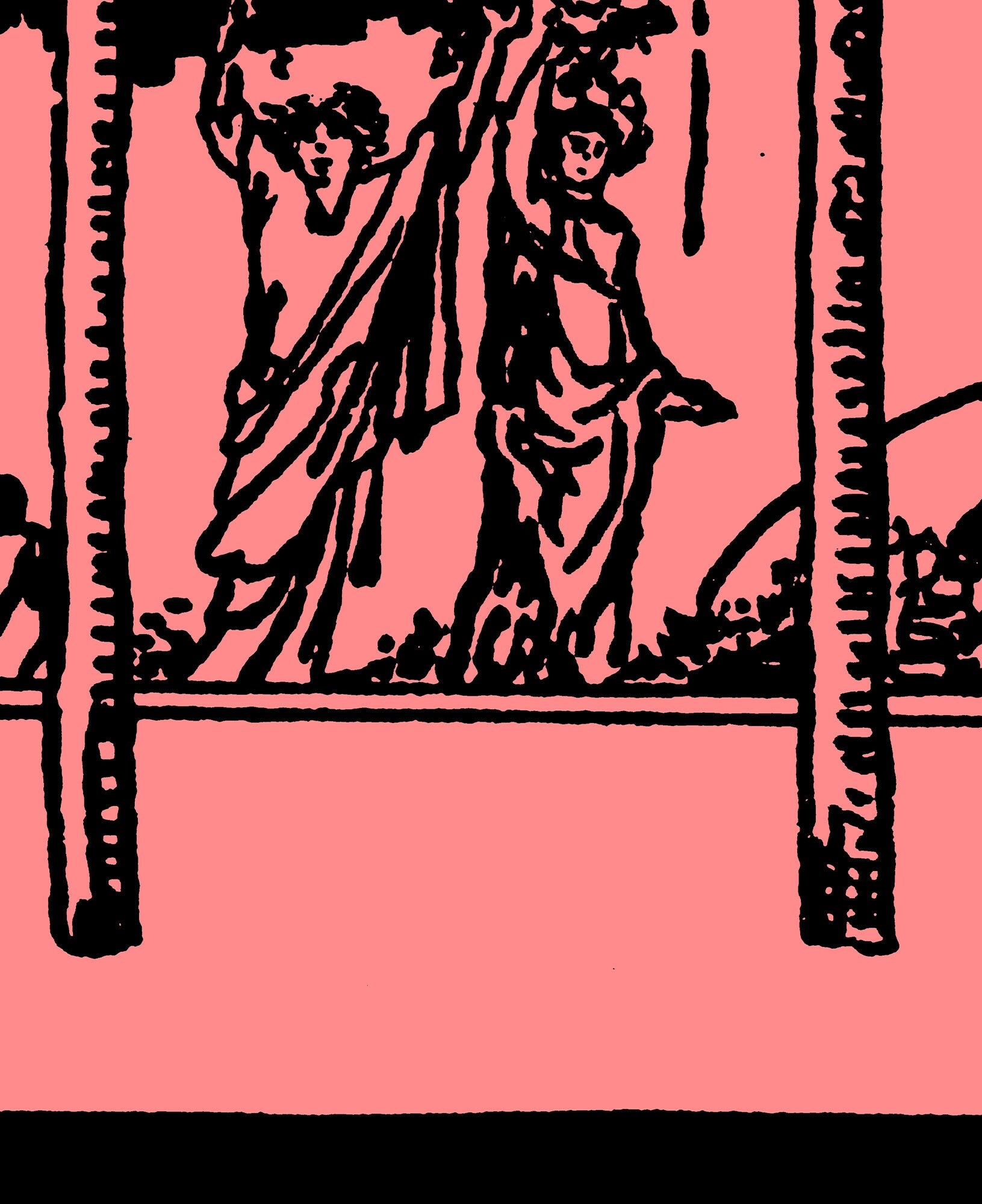 4 of Wands - Tarot Card Print - The Four of Wands Card Poster, No Frame